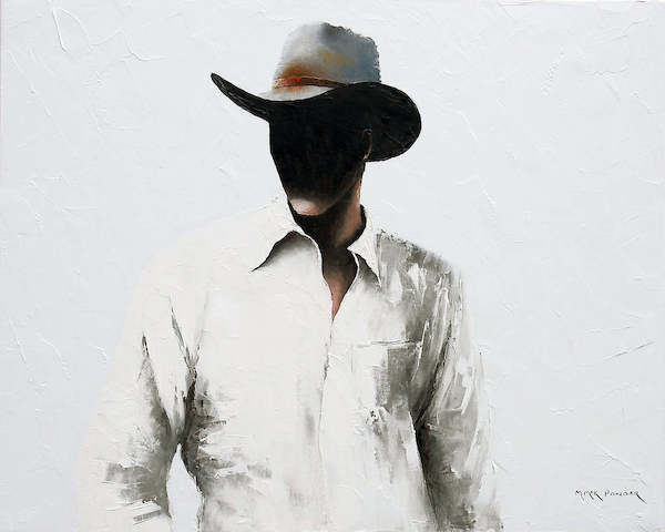 100cm x 80cm Cowboy II von Mike Ponder