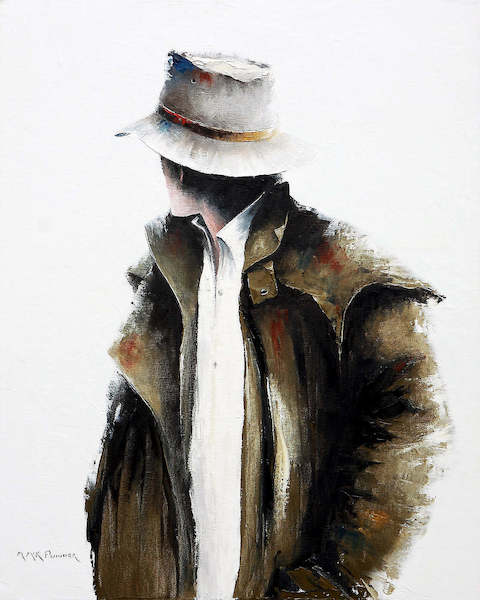 80cm x 100cm Cowboy I von Mike Ponder