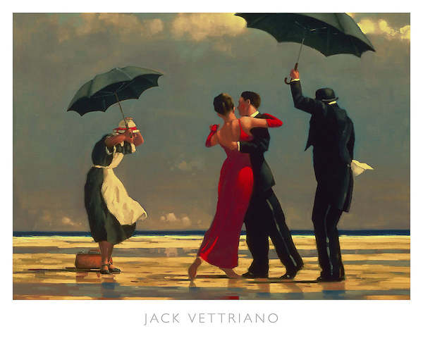 50cm x 40cm The Singing Butler von Jack Vettriano