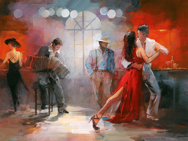 80cm x 60cm Tango von Willem Haenraets