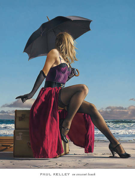 61cm x 81cm On Crescent Beach von Paul Kelley