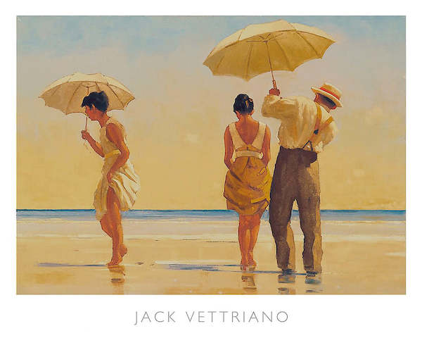 50cm x 40cm Mad Dogs von Jack Vettriano