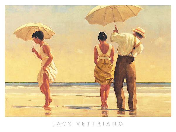 80cm x 60cm Mad Dogs von Jack Vettriano