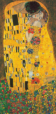 50cm x 100cm Der Kuss von Gustav Klimt