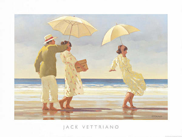 80cm x 60cm The Picnic Party von Jack Vettriano