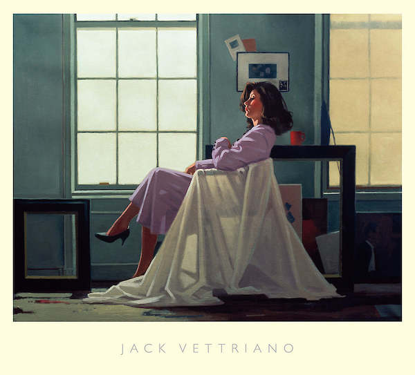 76cm x 68cm Winter Light and Lavender von Jack Vettriano