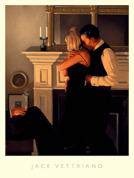 60cm x 80cm Beautiful Losers II (Detail) von Jack Vettriano