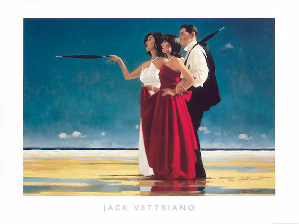 80cm x 60cm The Missing Man I von Jack Vettriano