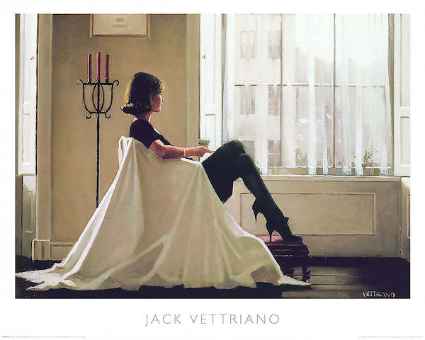 50cm x 40cm In Thoughts of You von Jack Vettriano