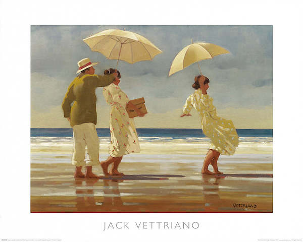 50cm x 40cm The Picnic Party von Jack Vettriano