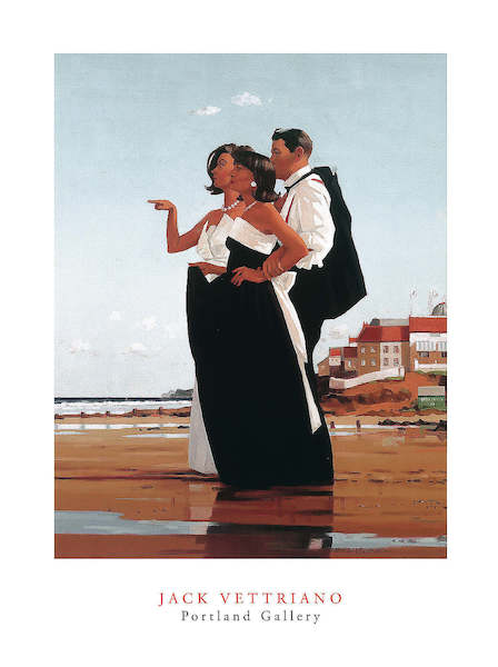 40cm x 50cm The missing man II von Jack Vettriano