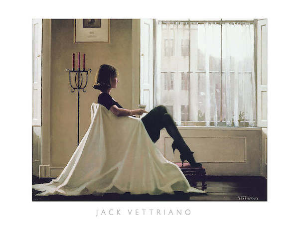 80cm x 60cm In thoughts of you von Jack Vettriano