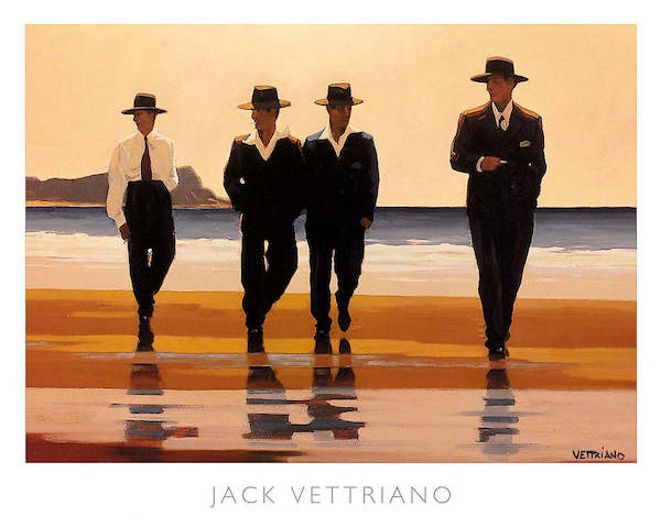 50cm x 40cm The Billy Boys von Jack Vettriano