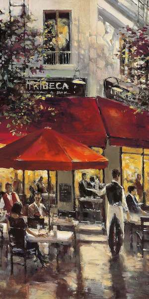 40cm x 80cm Tribeca Bar von Brent Heighton