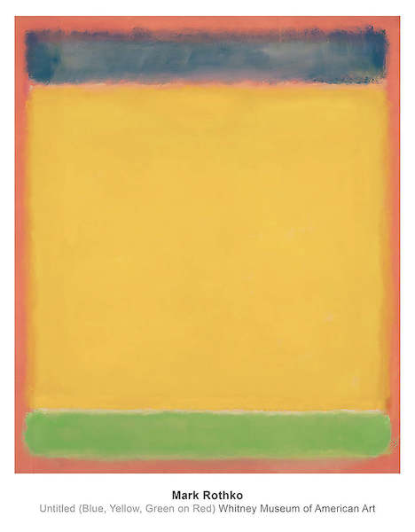 71cm x 91cm Untitled (Blue, Yellow, ,MKR-184 von Mark Rothko