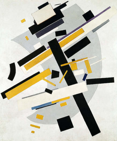 45cm x 54cm Suprematismus von Kasimir Malewitsch