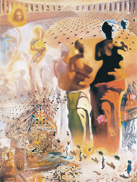 60cm x 80cm El torero hallucinogene von Salvador Dali