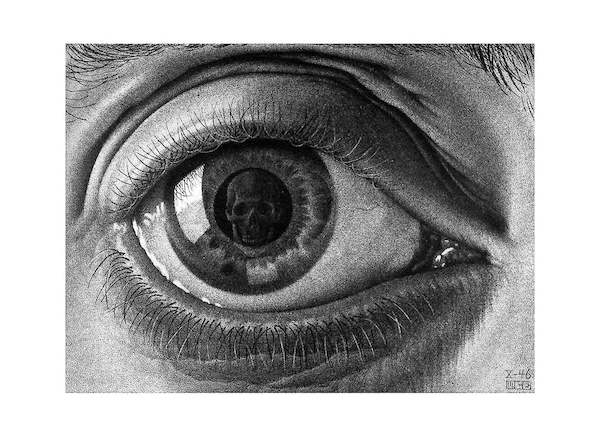 70cm x 50cm Auge von M.C. Escher