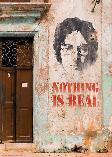 50cm x 70cm Nothing is real, BA-846 von EDITION STREET