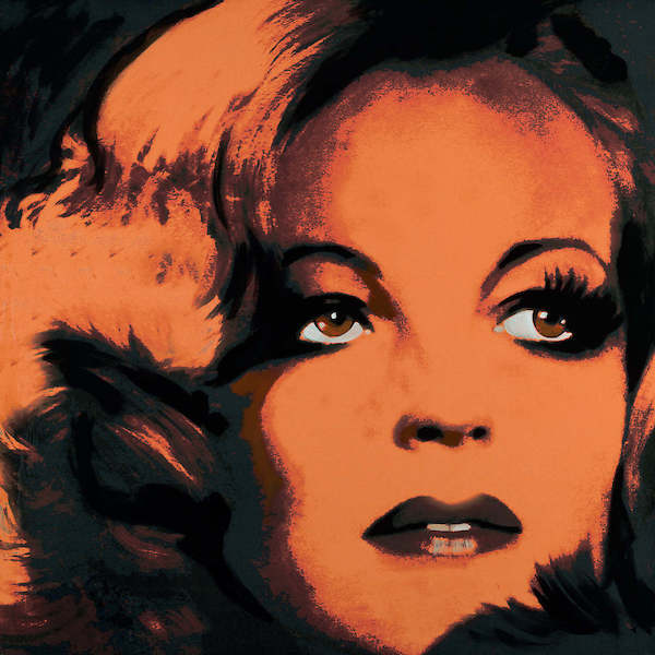 100cm x 100cm Romy Schneider 4 von Günter Edlinger