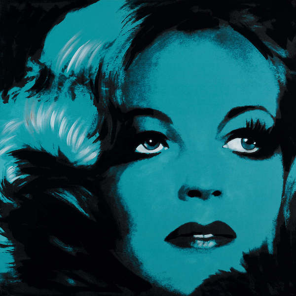 100cm x 100cm Romy Schneider 3 von Günter Edlinger