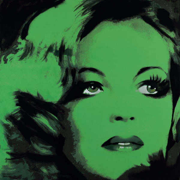 100cm x 100cm Romy Schneider 2 von Günter Edlinger