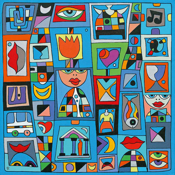 40cm x 40cm Holiday von Wlad Safronow