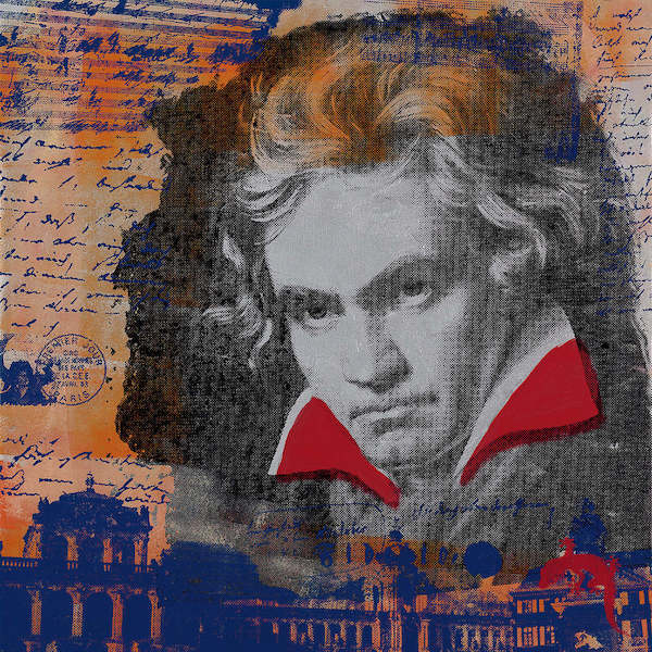 100cm x 100cm Beethoven I von Oke Walberg