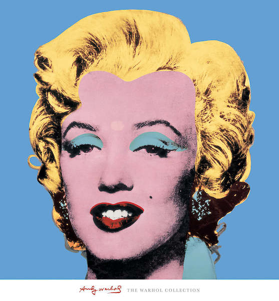 65cm x 71cm Shot - Blue Marilyn von Andy Warhol