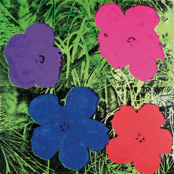 60cm x 60cm Flowers C. 1984 von Andy Warhol