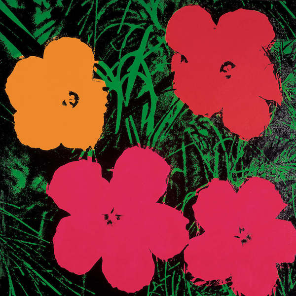 60cm x 60cm Flowers C. 1964 von Andy Warhol