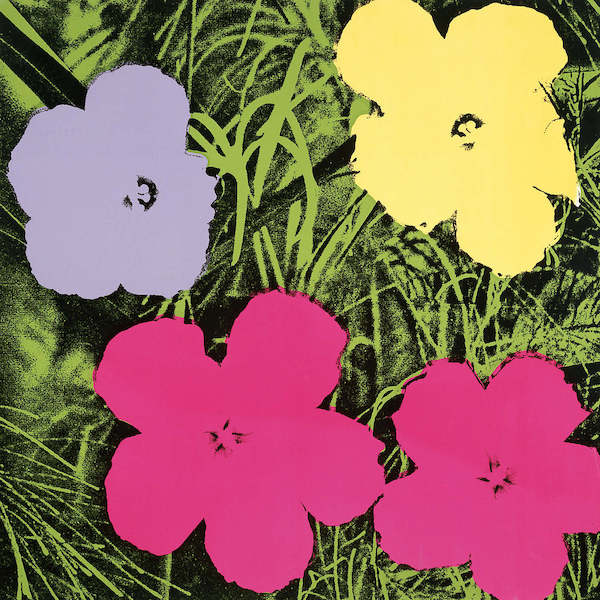 60cm x 60cm Flowers C. 1964 von Andy Warhol