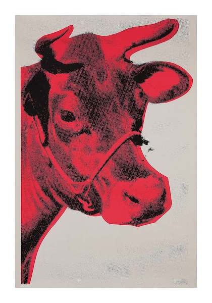 70cm x 100cm Cow 1976 von Andy Warhol