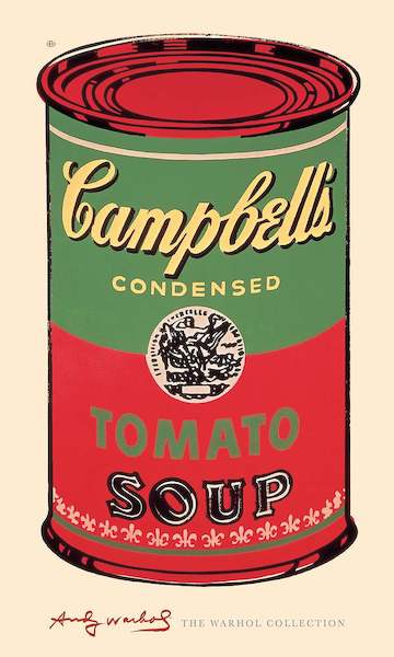 60cm x 100cm Campbell's Soup von Andy Warhol