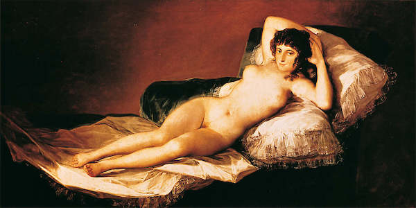 Array Die nackte Maja                  von Francisco De Goya