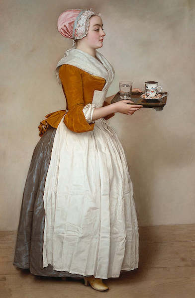 Array Das Schokoladenmädchen           von Jean Etienne Liotard