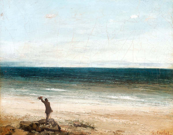Array Le bord de mer à Palavas         von Gustave Courbet