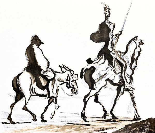Array Don Quixote                      von Honoré Daumier