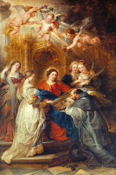 Array Maria erscheint dem heiligen Ild von Peter Paul Rubens