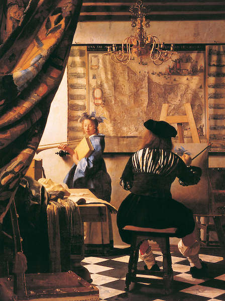 Array Die Malkunst                     von Johannes Vermeer