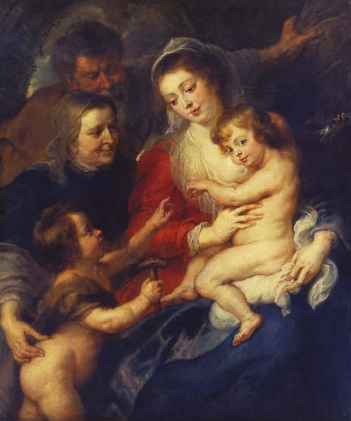 Array Die heilige Familie mit der...   von Peter Paul Rubens