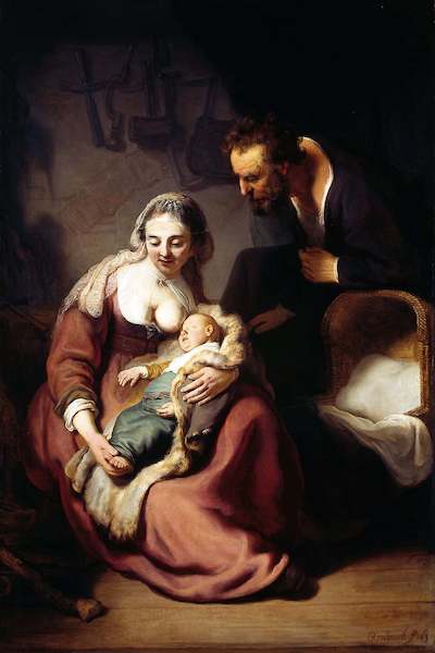 Array Die heilige Familie              von Rembrandt van Rijn