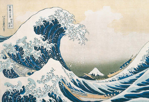 Array Die grosse Welle von Kanagawa    von K. Hokusai