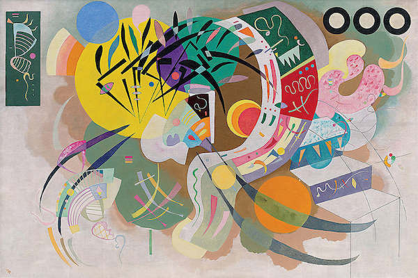 Array Dominante Kurve von Wassily Kandinsky