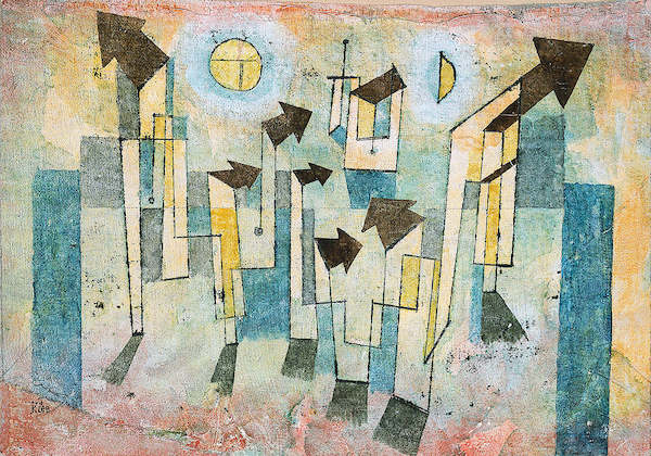 Array Tempel der Sehnsucht von Paul Klee
