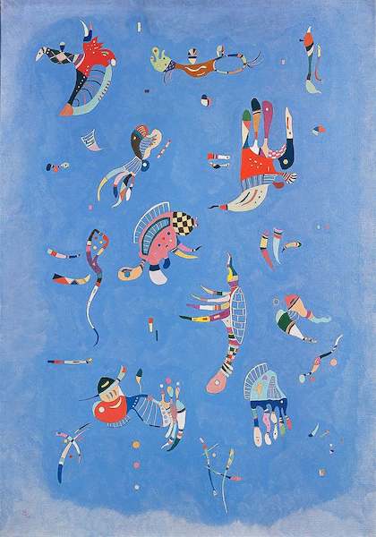 Array Himmelblau von Wassily Kandinsky