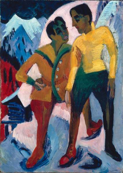 Array Zwei Brüder                      von Ernst Ludwig Kirchner