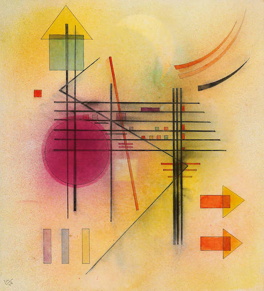 Array Vibrierend von Wassily Kandinsky