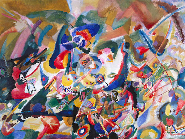 Array Studie zu Komposition VII von Wassily Kandinsky