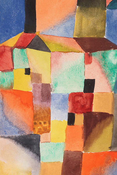 Array Rot/Grün Orange/Blau             von Paul Klee